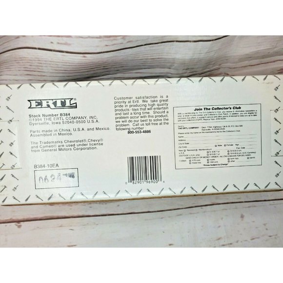 Vintage Ace Hardware 1955 Chevrolet Cameo ERTL 1994 Die Cast Metal Truck Bank - Picture 10 of 12